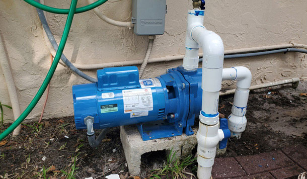 Irrigation pump motor